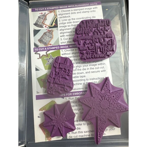 Our Daily Bread Designs Stamps & Die Bundle Flourished Stars, Snowflake - Picture 3 of 5